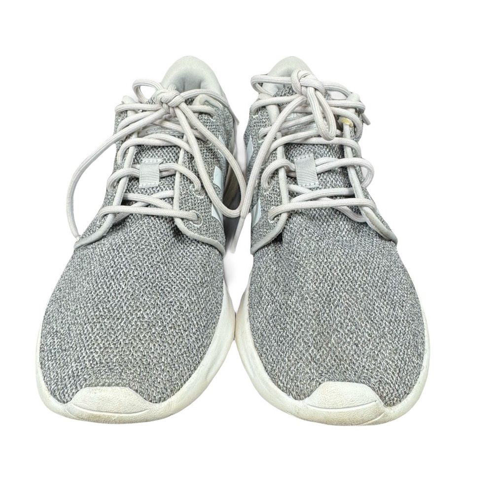 Adidas Cloudfoam Grey Athletic Lightweight Sneakers Women's Size 7 QT Racer EUC - Picture 6 of 16